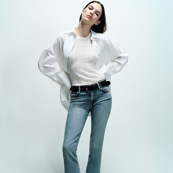 7 For All Mankind：独立日大促  罗纹亨利衫$88