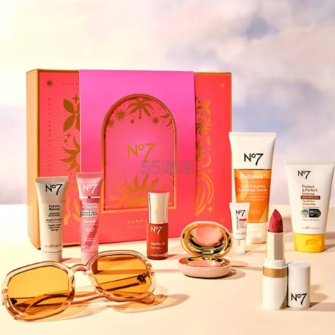 No7 Beauty 夏日美妆礼盒8件套（价值£104）
