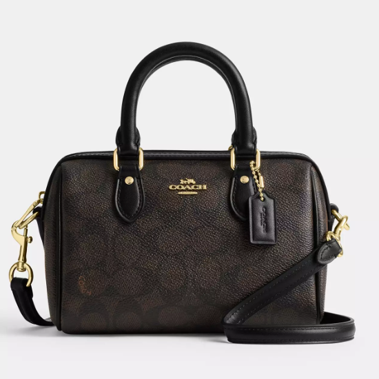 Coach 蔻驰 Mini Rowan 老花波士顿