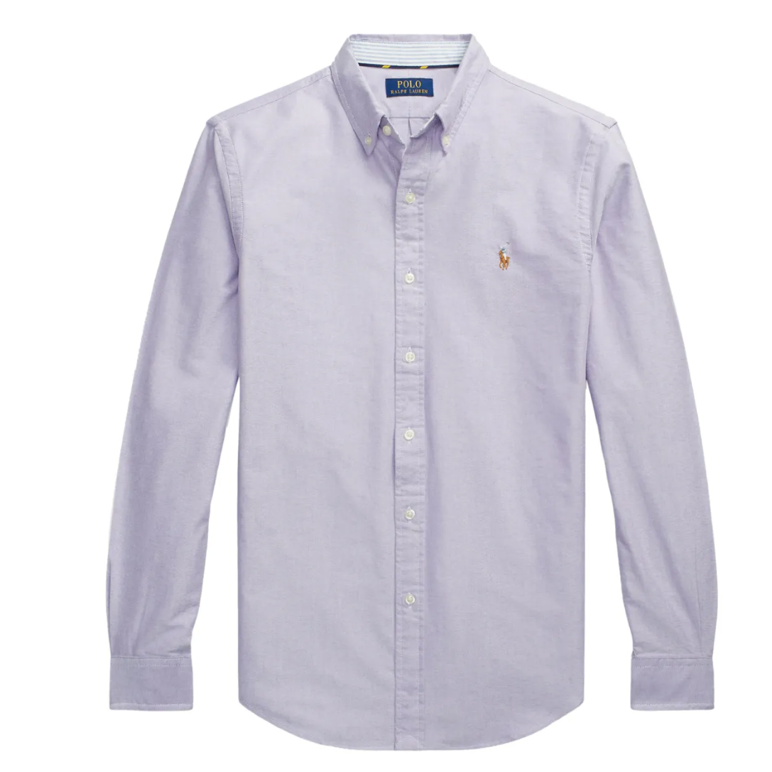 Polo Ralph Lauren 拉夫劳伦男款蓟紫色衬衫