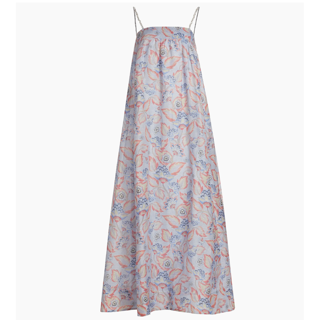 Zimmermann 印花吊带裙