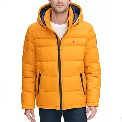 Tommy Hilfiger 绗缝羽绒夹克