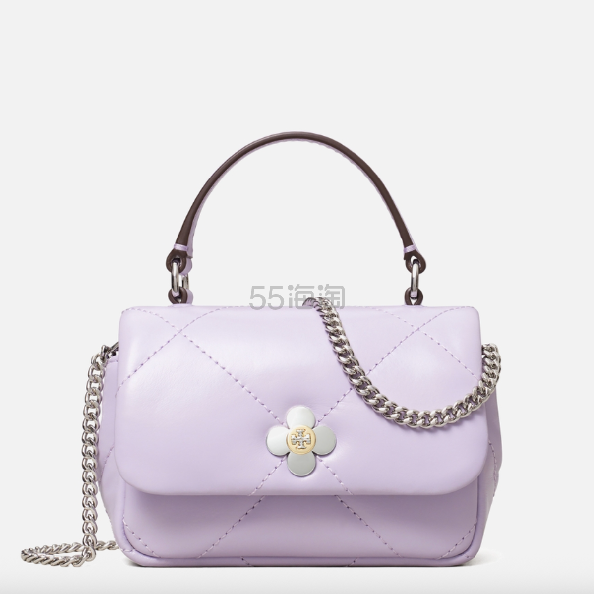 Tory Burch Kira Clover Diamond-Quilted 链条包