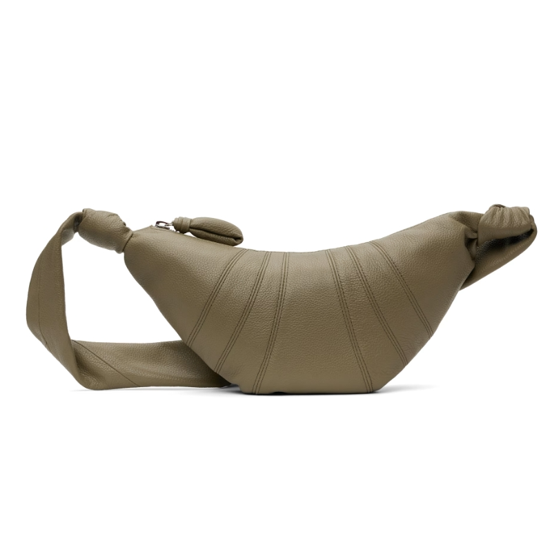 港站定价优势！LEMAIRE 卡其色小号 Croissant 单肩包