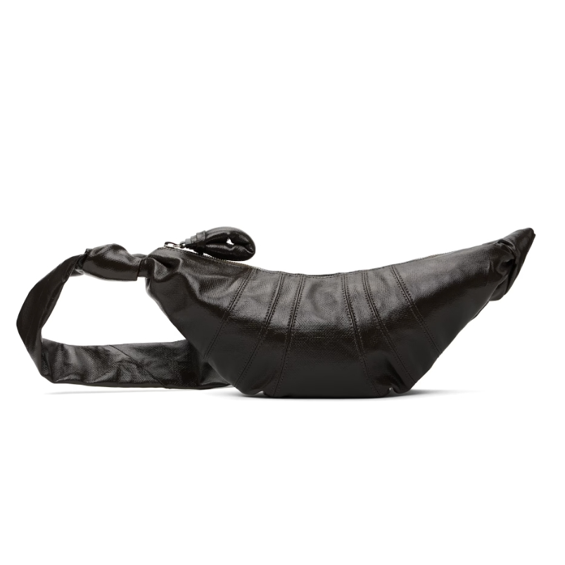 港站定价优势！LEMAIRE 棕色小号 Croissant 单肩包