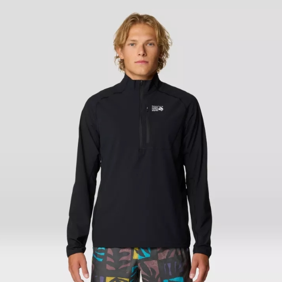 Mountain Hardwear 男款 半拉链防晒T恤