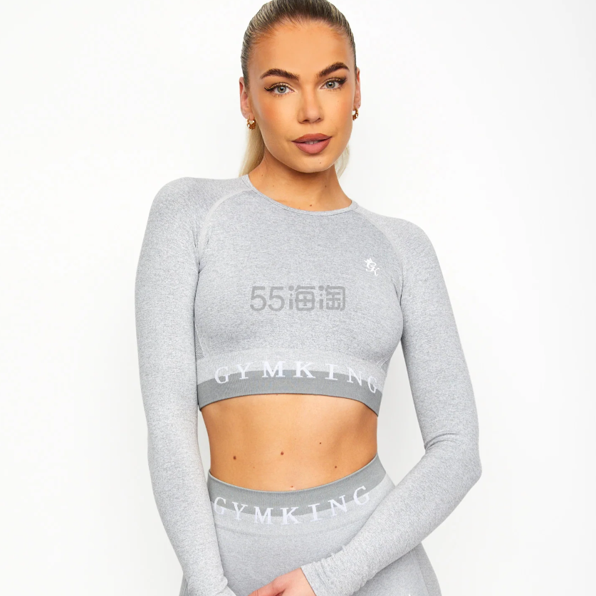 The Gym King Ltd 长袖短款 T 恤