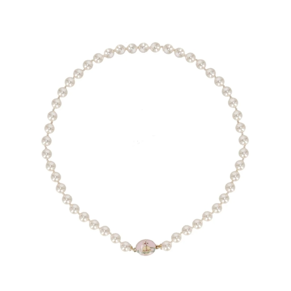 Vivienne Westwood 西太后  logo珍珠项链