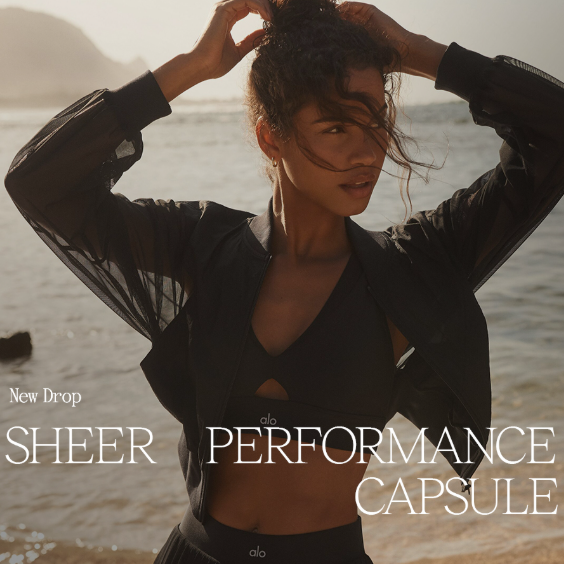 Alo Yoga：本周上新热卖！轻纱运动外套$138