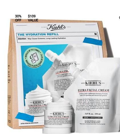 Kiehl's  高保湿霜套装 含50ml+150m
