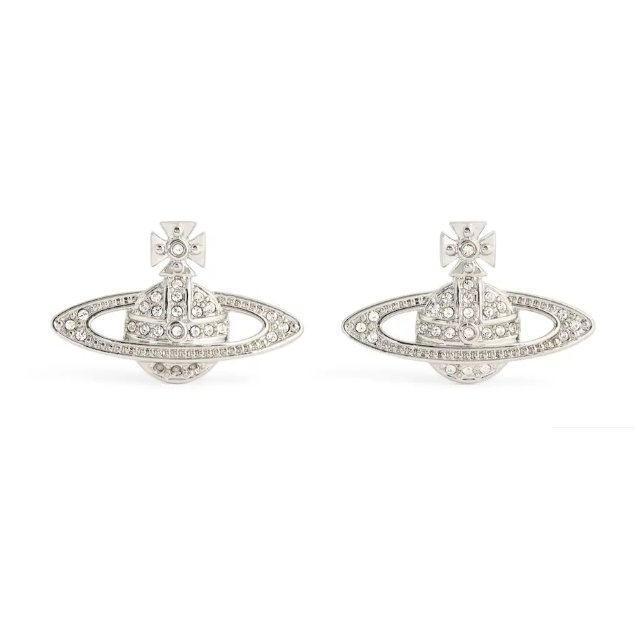 Vivienne Westwood 西太后 浮雕土星耳环