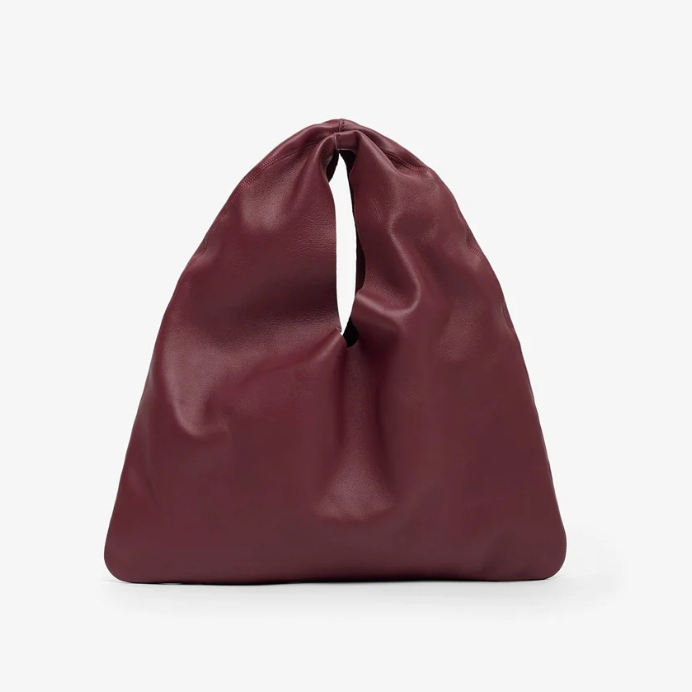 The Row Bindle 小号 酒红色手提包