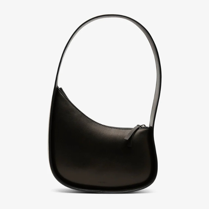 The Row 半月型 单肩包 黑色