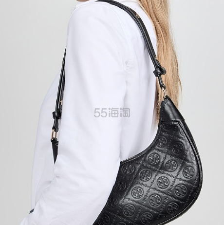 Tory Burch T Monogram 皮质老花腋下包