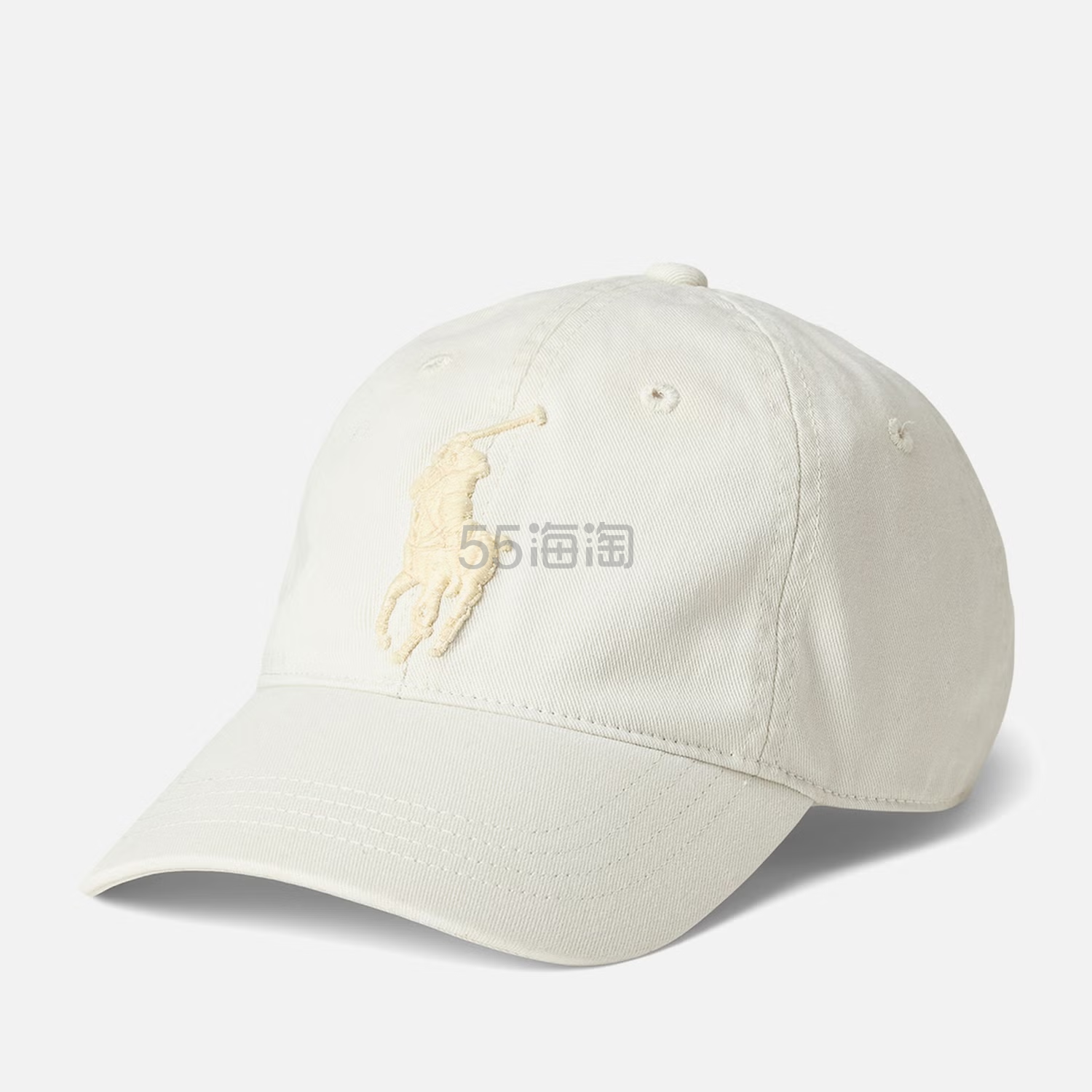 POLO RALPH LAUREN 拉夫劳伦白色刺绣徽标鸭舌帽