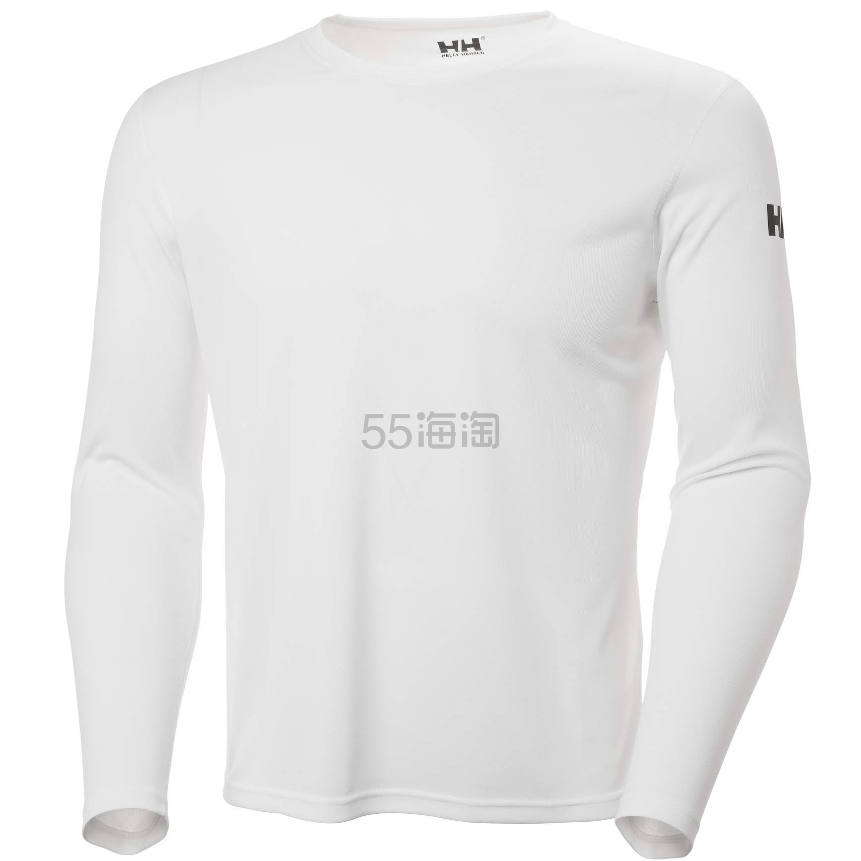 【含税直邮】Helly Hansen 男士吸汗速干圆领长袖运动T恤 白色 Large
