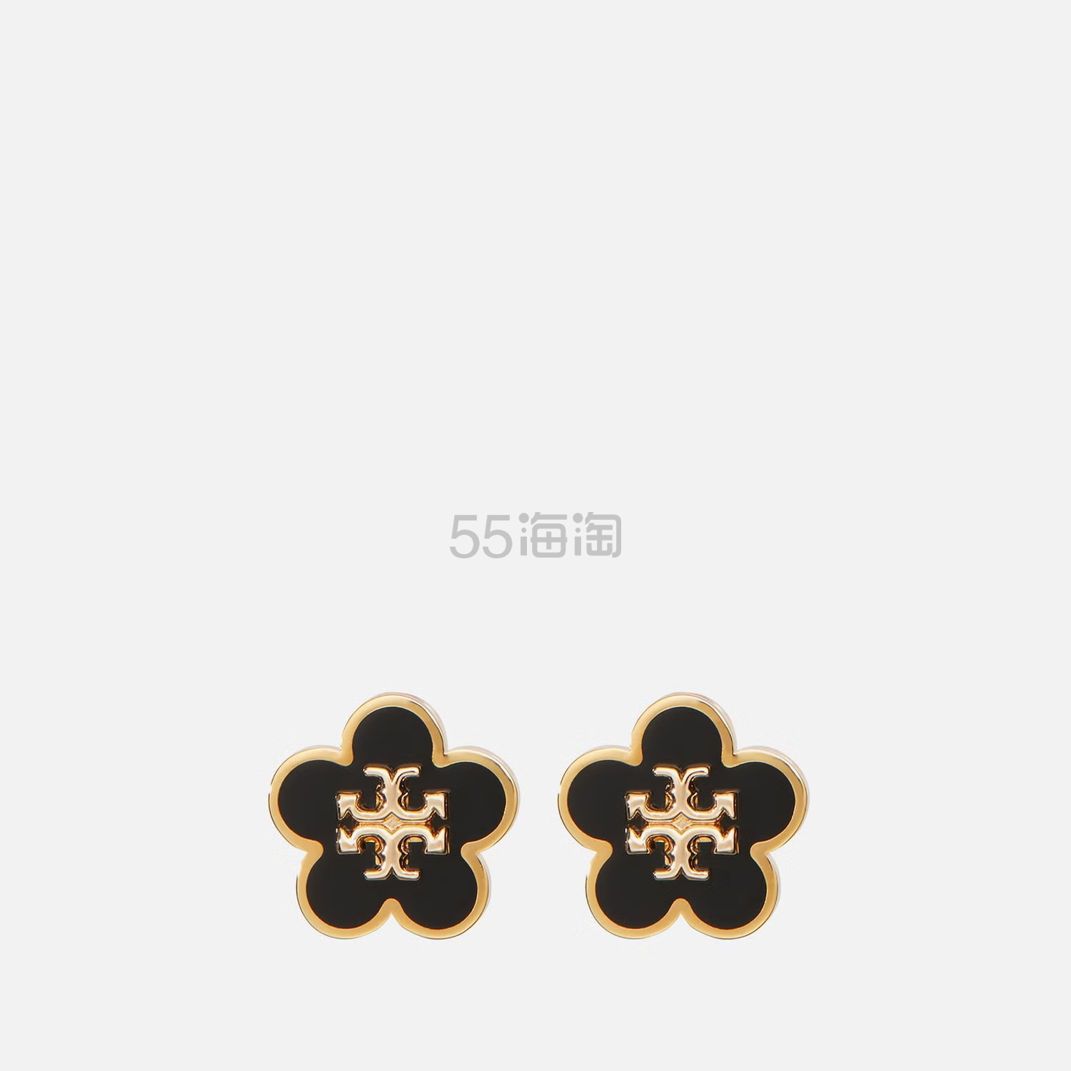 TORY BURCH 汤丽柏琦 KIRA 金色珐琅花朵耳钉