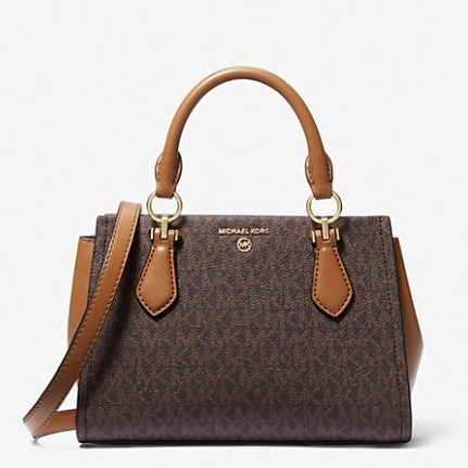 Michael Kors Marilyn 小号老花斜挎包