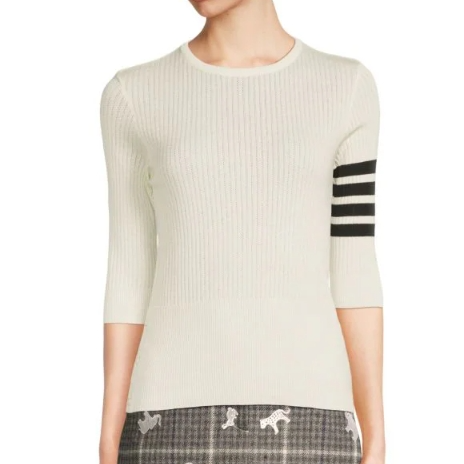 Thom Browne 4杠针织上衣