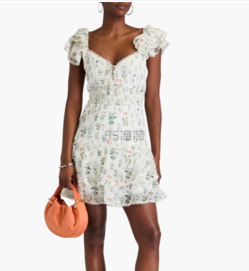 Alice + Olivia  Ruffled 连衣裙