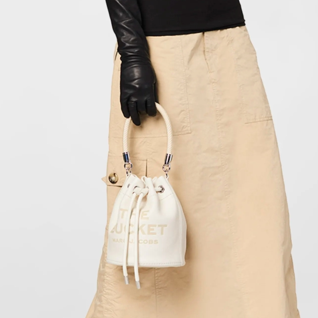 好价！Marc Jacobs 白色水桶包