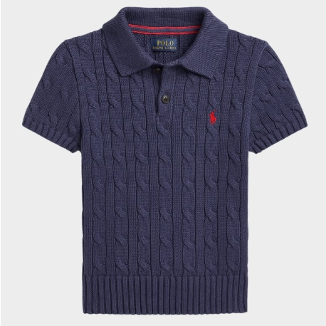 Ralph Lauren 经典针织图案男童马球衫