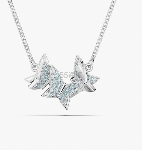 Swarovski 水晶蝴蝶项链