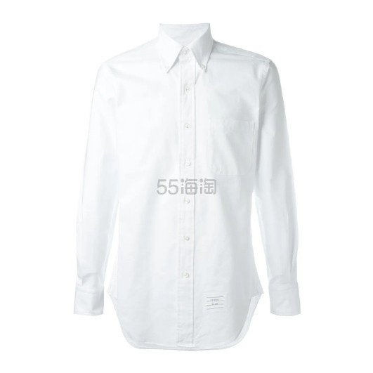 THOM BROWNE 经典牛津布白色衬衫