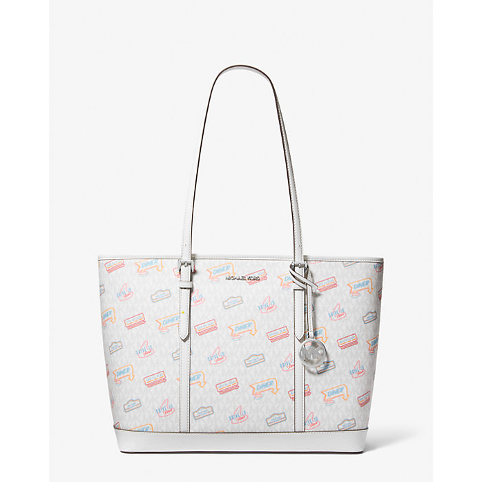 Michael Kors Jet Set 图案老花大号托特包