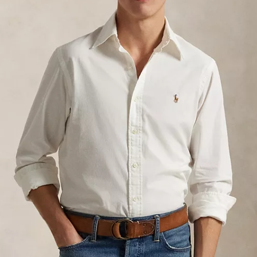 Polo Ralph Lauren 拉夫劳伦小马徽标牛仔蓝衬衫