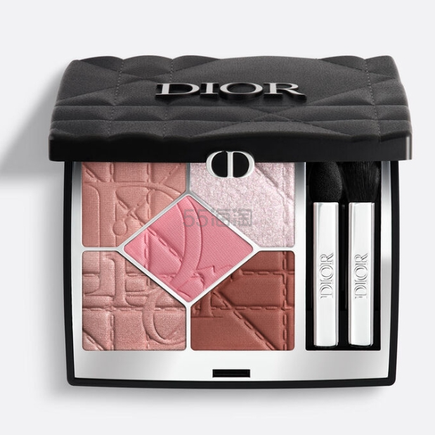 Dior 迪奥 Rose Organza5色眼影盘 菱格皮革限定