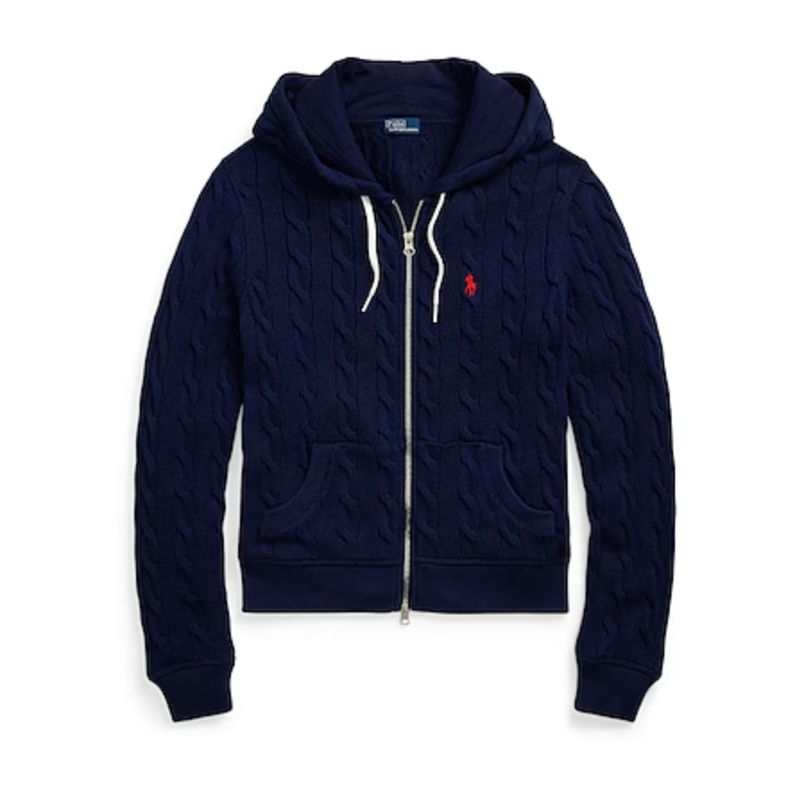 POLO RALPH LAUREN 拉夫劳伦绞花拉链卫衣