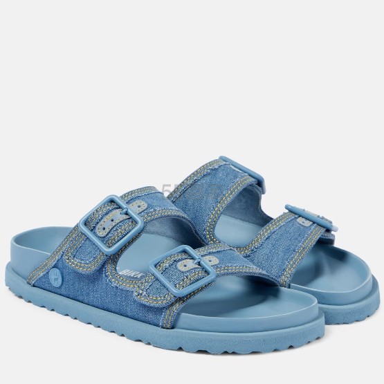 BIRKENSTOCK 1774 勃肯 Arizona 蓝色牛仔平底鞋