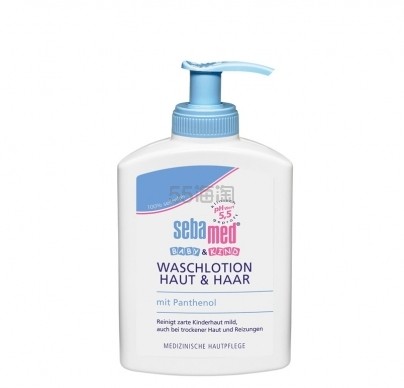 Sebamed 施巴 婴儿儿童新生儿二合一洗发沐浴露200ml