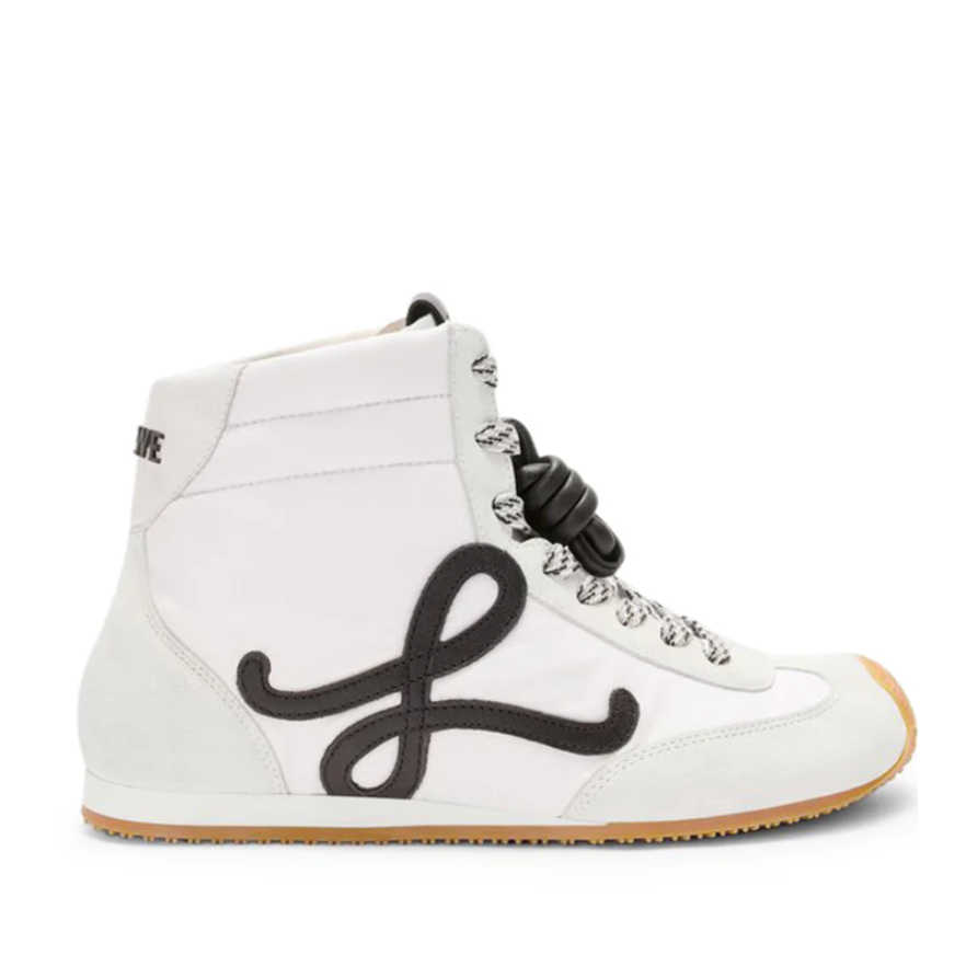 杨幂同款！Loewe 白色高帮 Ballet Runner 运动鞋