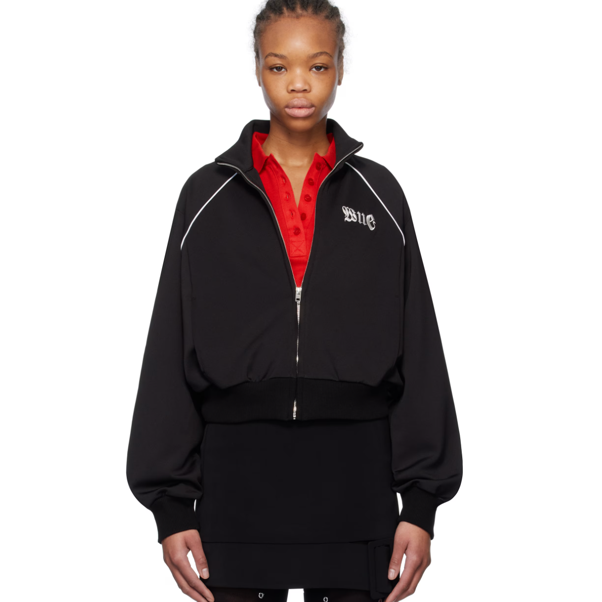 侯佩岑同款！We11done 黑色Logo外套