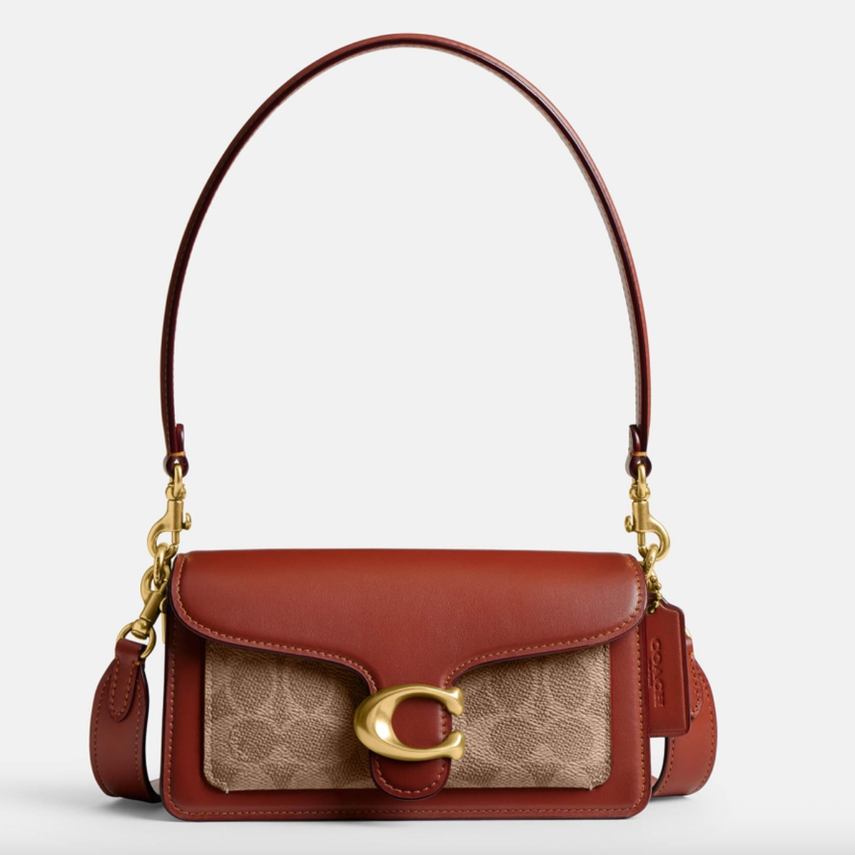 Coach Tabby 20 老花单肩包