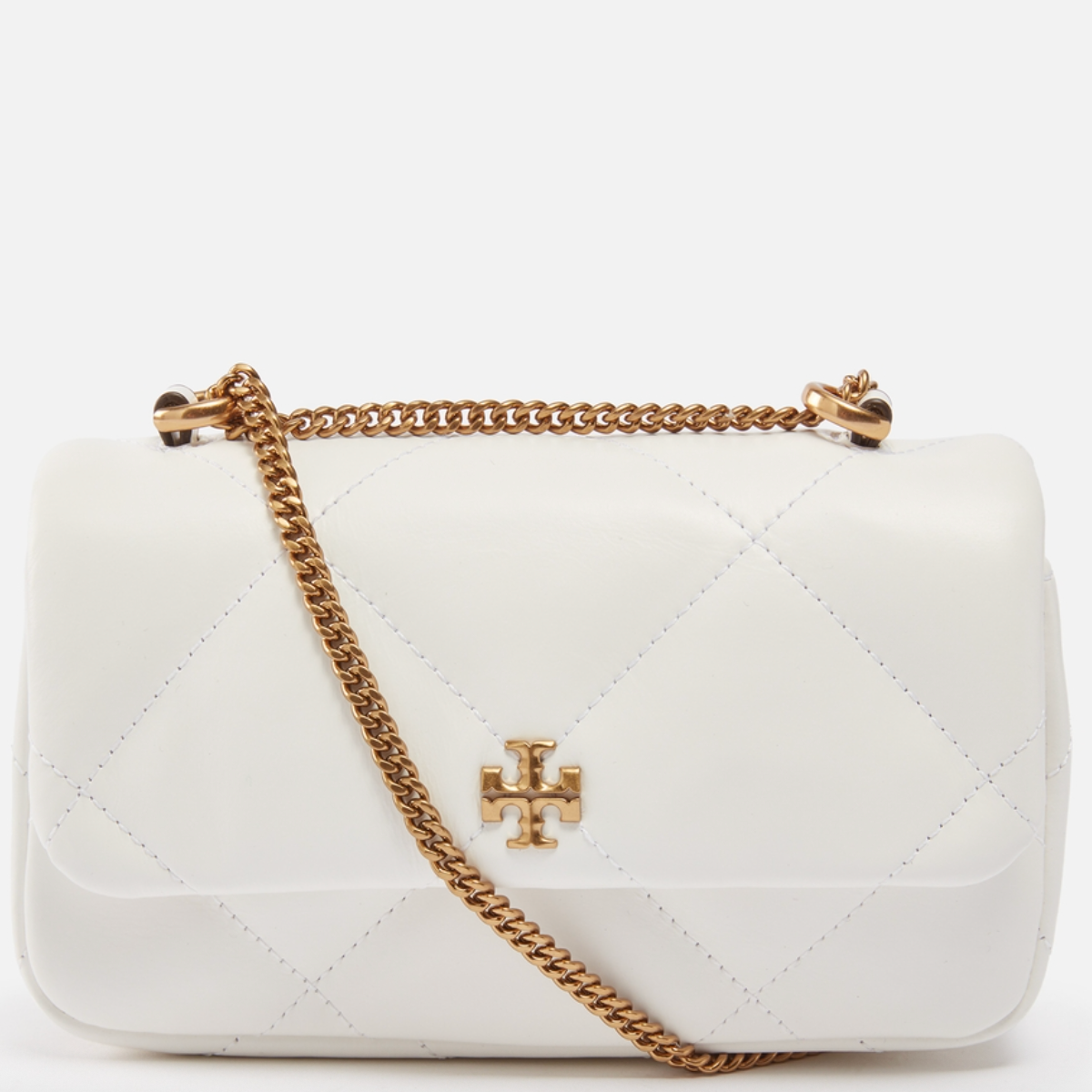 Tory Burch Kira Diamond Quilt Mini Flap 链条包