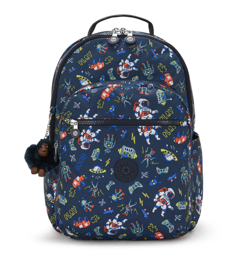 Kipling Seoul 印花双肩包