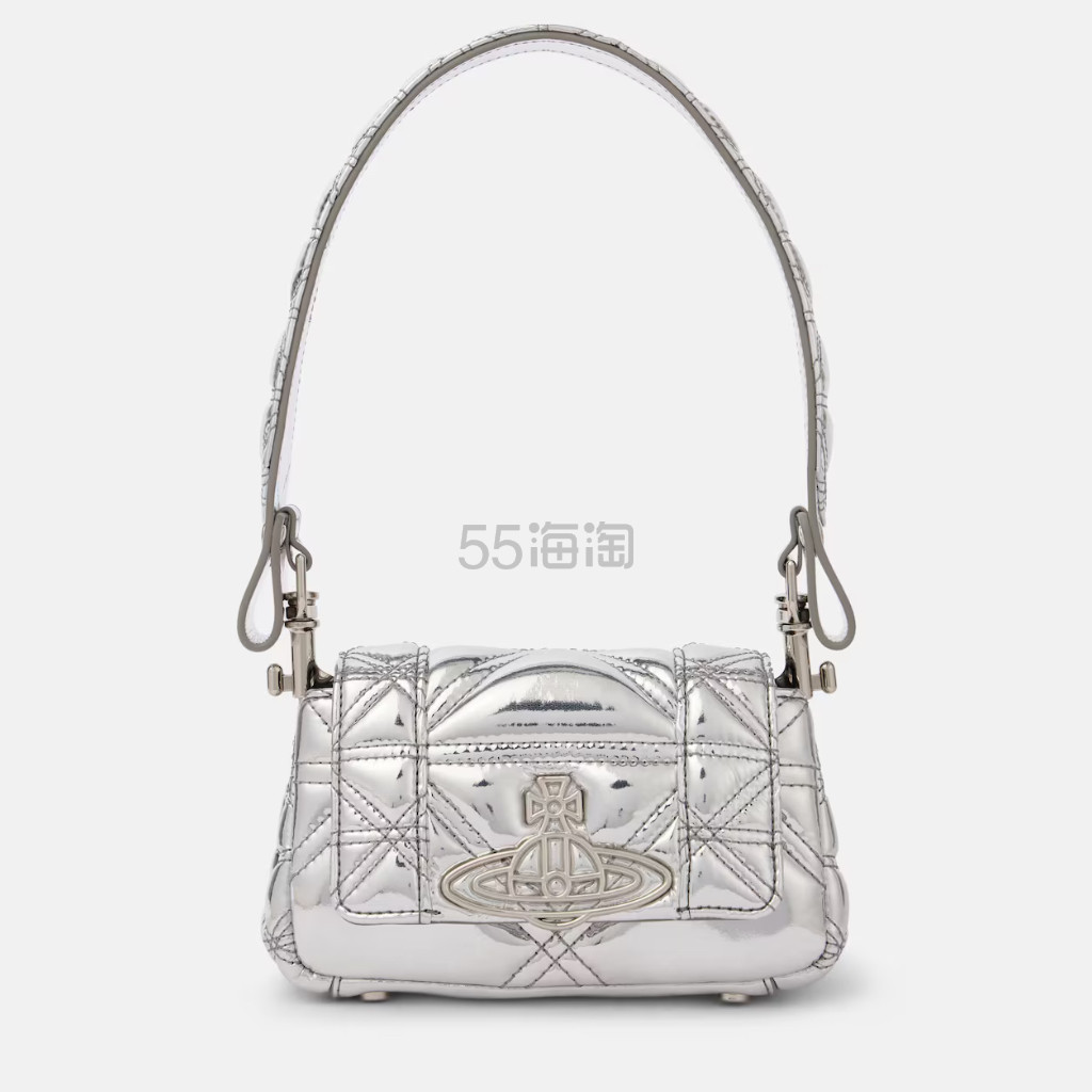 VIVIENNE WESTWOOD 西太后 Hazel Orb 小号银色单肩包