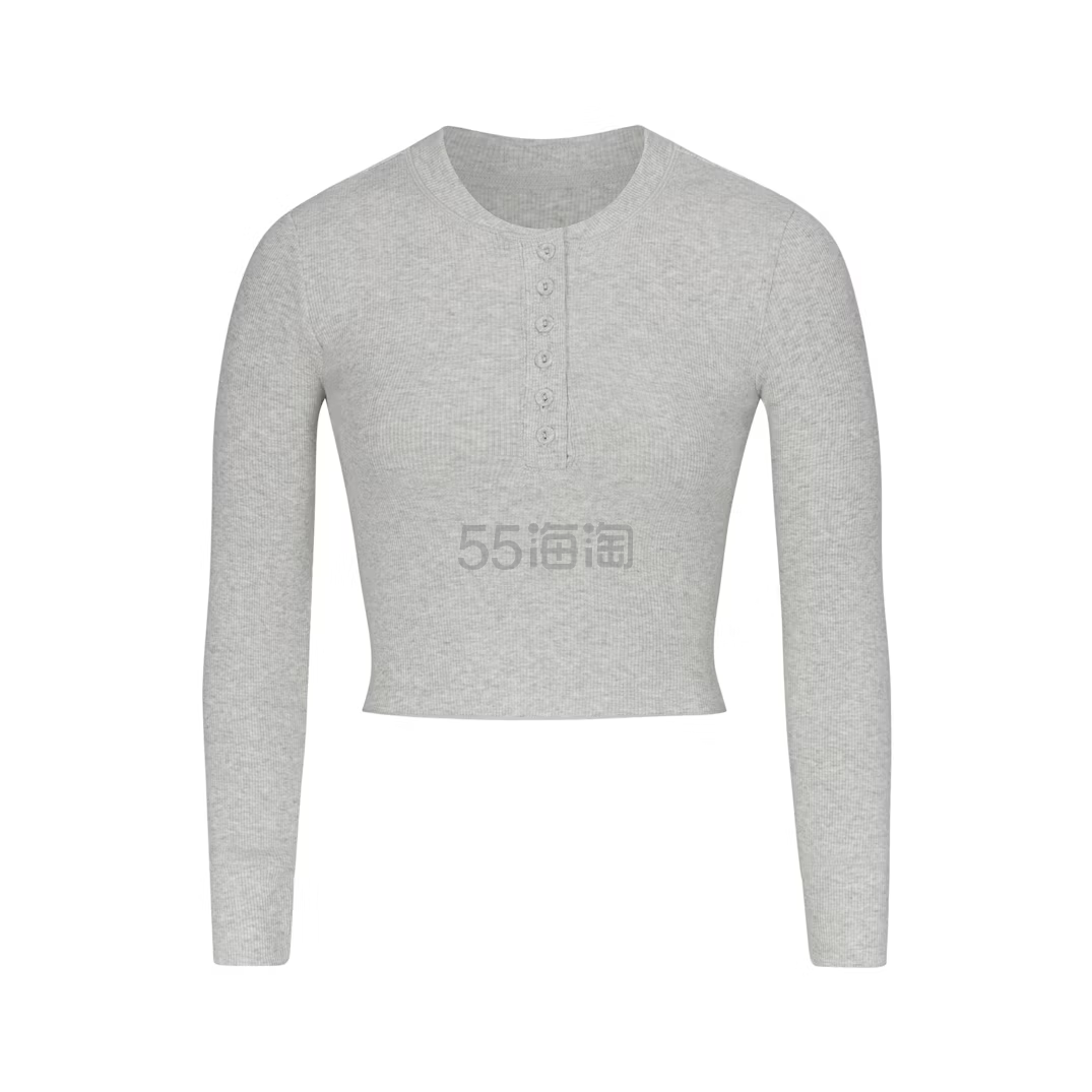 SKIMS Cotton Rib 长袖上衣