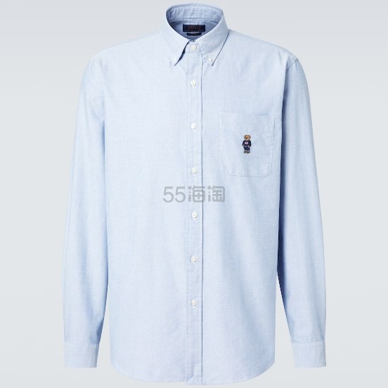 POLO RALPH LAUREN 拉夫劳伦蓝色小熊印花衬衫