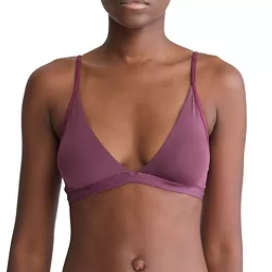 Calvin Klein 三角文胸 枚红色