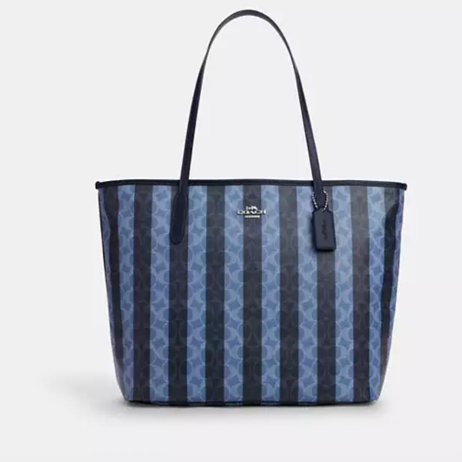 Coach City 大号老花托特包