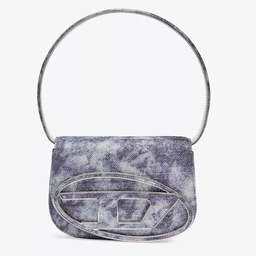 库存浅！Diesel 1DR 牛仔编织单肩包