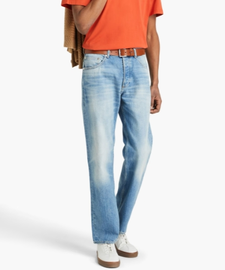 SANDRO 直筒牛仔裤