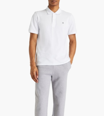 SANDRO 棉质珠地布 Polo 衫