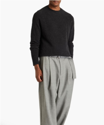 SANDRO 圈圈针织棉质混纺毛衣