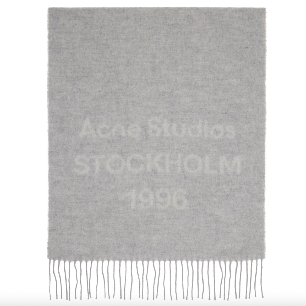 董洁同款！Acne Studios 灰色双面字母1996 围巾