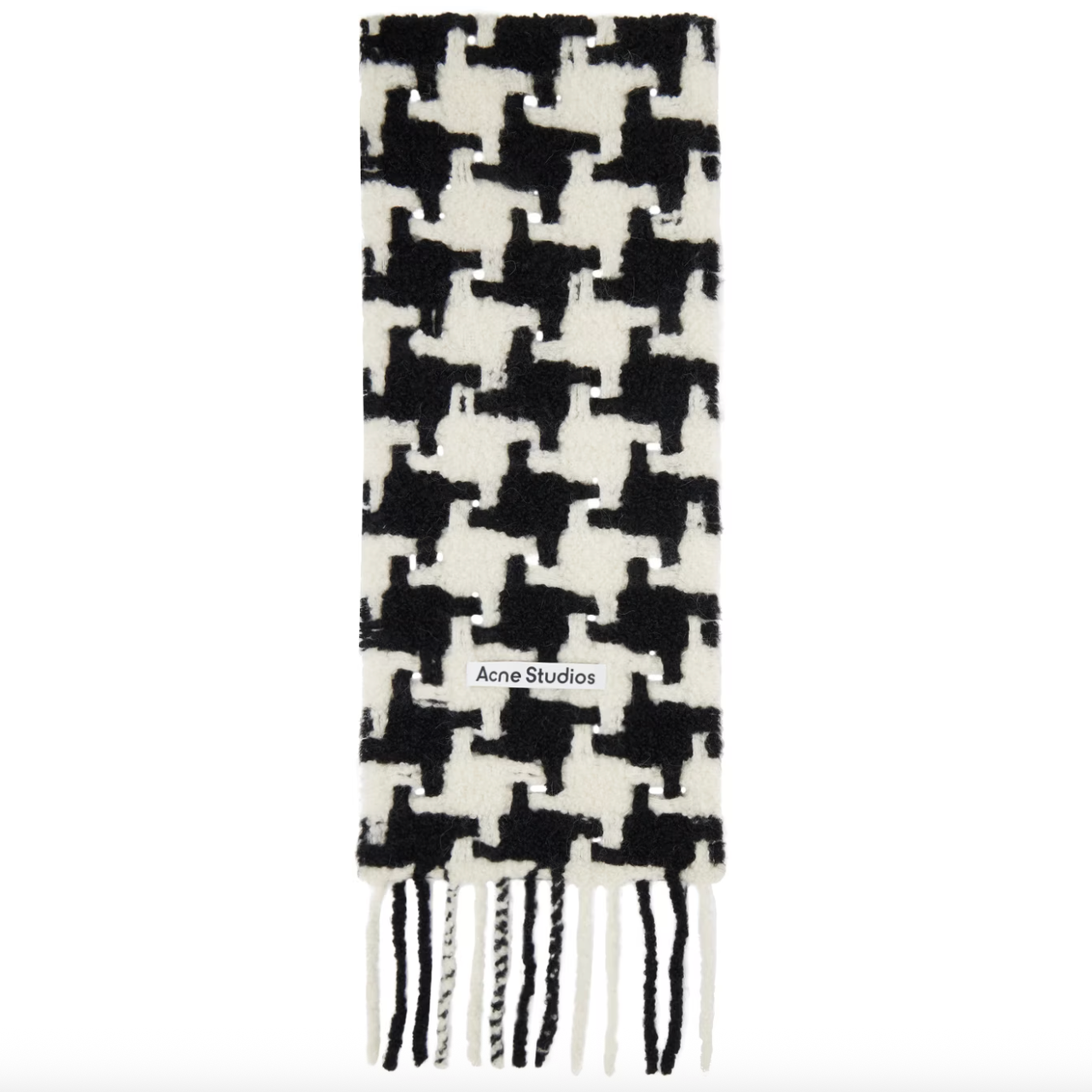 Acne Studios 黑白千鸟格围巾